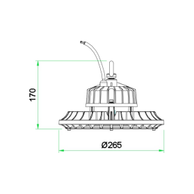 3A 100W LED UFO Highbay HB/KD-006-S100W