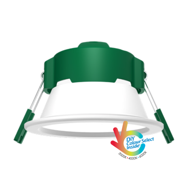 SAL TRI GEM + S9842CS 10W Dimmable IP44 LED Downlight