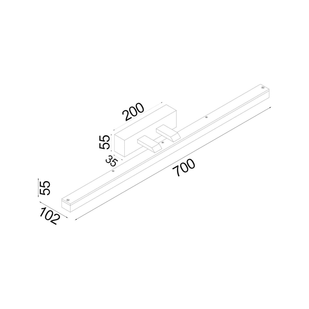 CLA VANITAS Interior LED Tri-CCT Vanity / Picture Wall Lights IP44