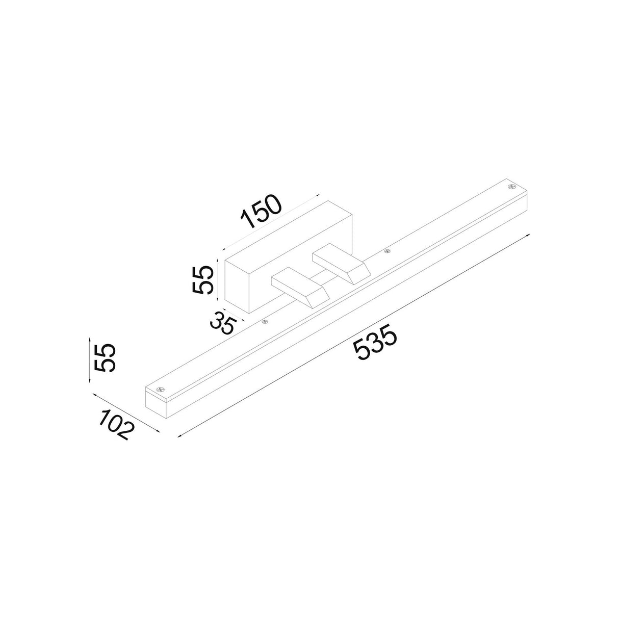 CLA VANITAS Interior LED Tri-CCT Vanity / Picture Wall Lights IP44