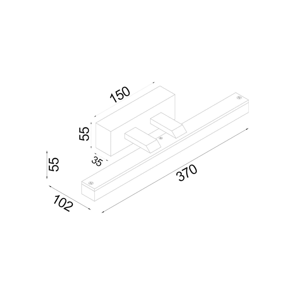 CLA VANITAS Interior LED Tri-CCT Vanity / Picture Wall Lights IP44