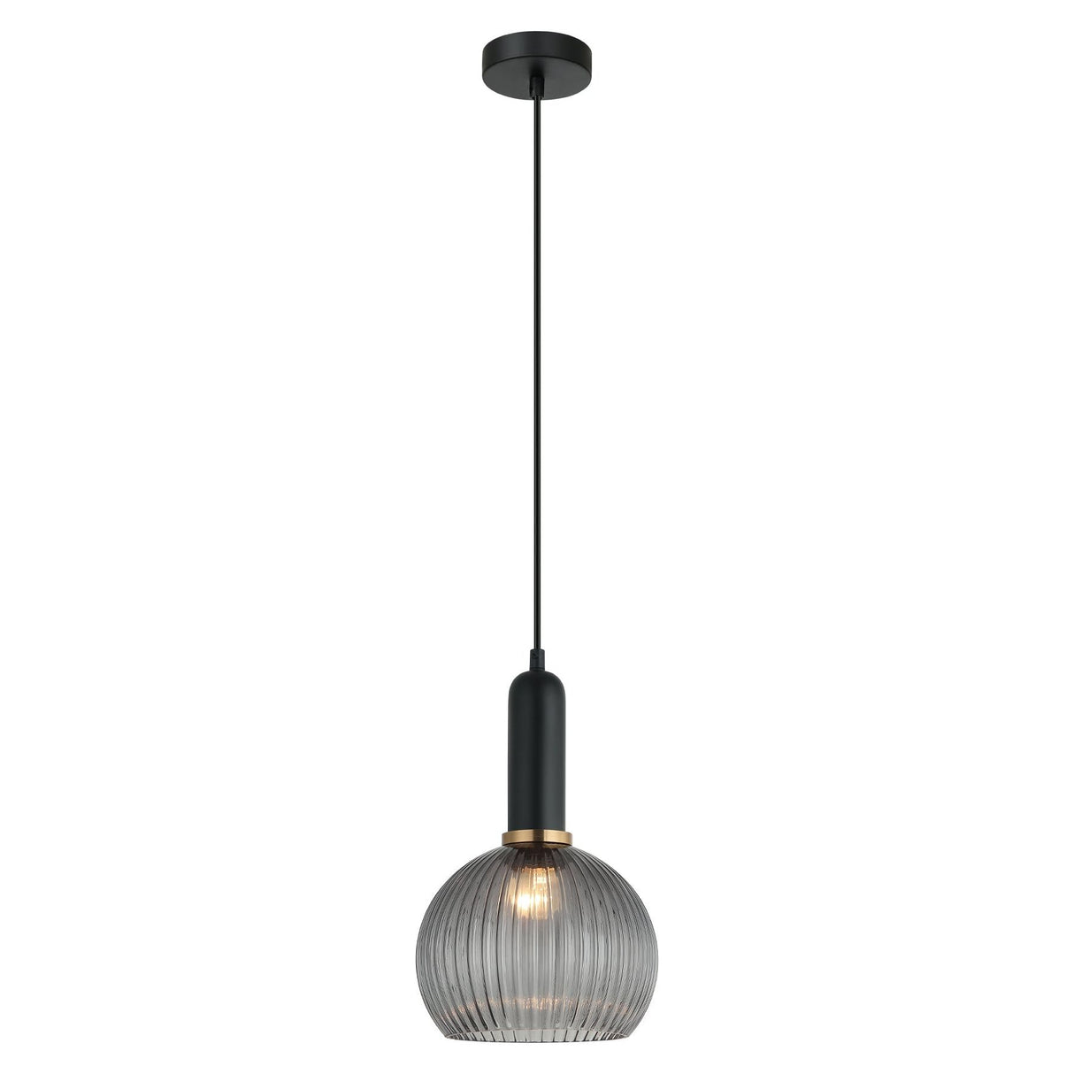 CLA Vintaj Interior Wine Glass Ribbed Glass Pendant Lights