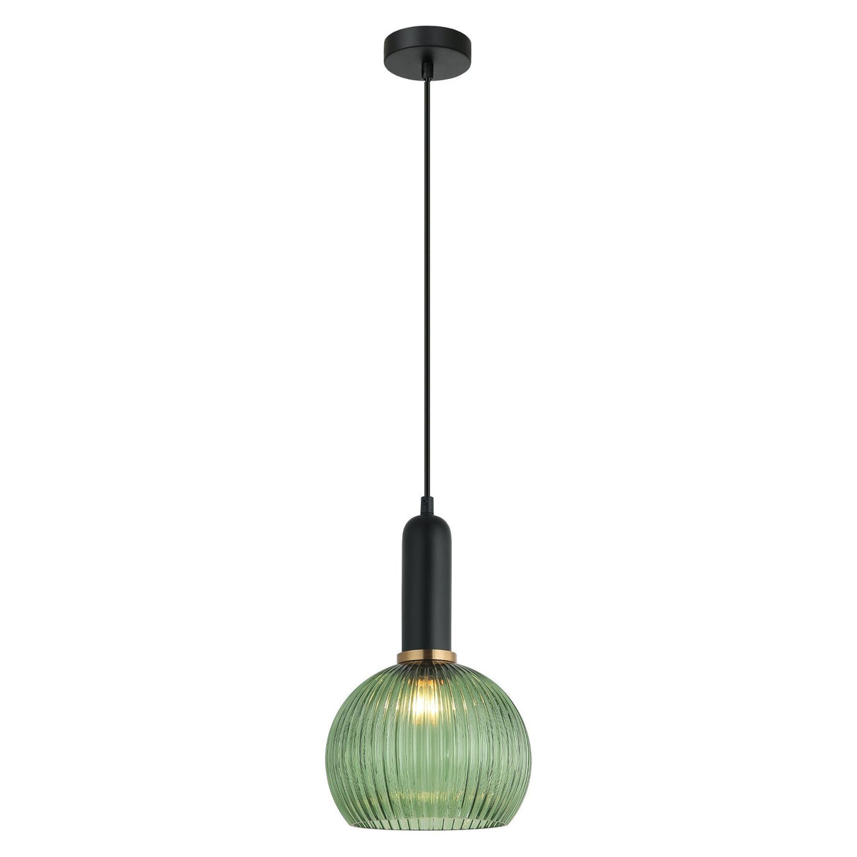 CLA Vintaj Interior Wine Glass Ribbed Glass Pendant Lights