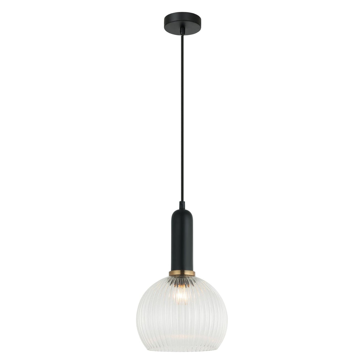 CLA Vintaj Interior Wine Glass Ribbed Glass Pendant Lights