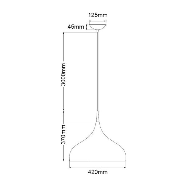 CLA Zara Dome Shape Pendant Lights