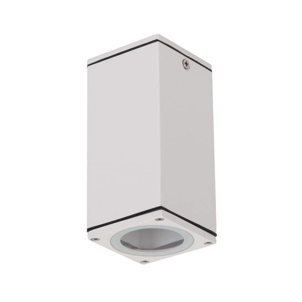 Domus ALPHA-SM Surface Mount Exterior Downlight GU10 LED 6W 240V IP65 Textured White
