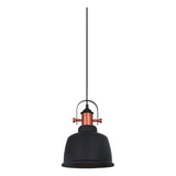 CLA Alta bell with Copper Highlight Pendant lights