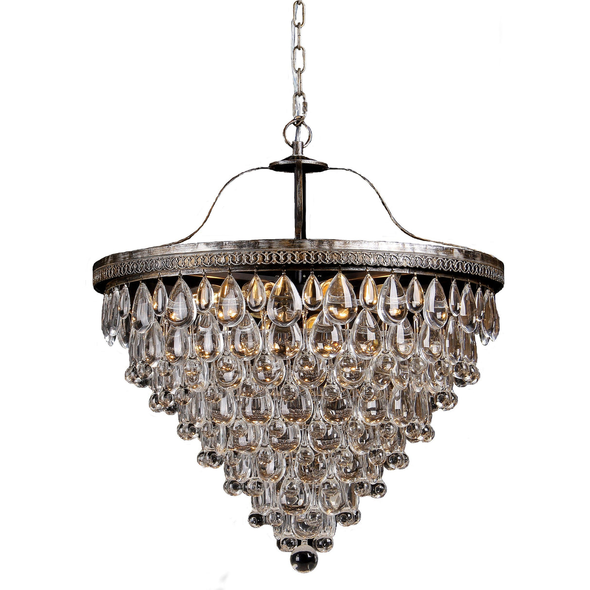 Lighting Inspiration Cascade Large 55Cm Basket 10Lt Chrome