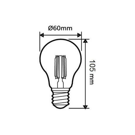 CLA Led GLS 8W Filament Dimmable Globes