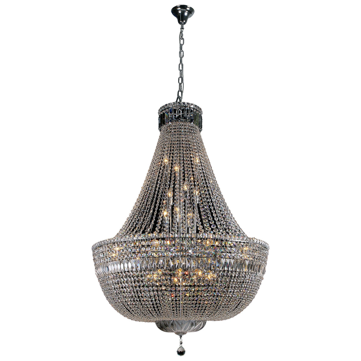 Lighting Inspiration Classique Basket 27Lt Super Large 100Cm Chrome