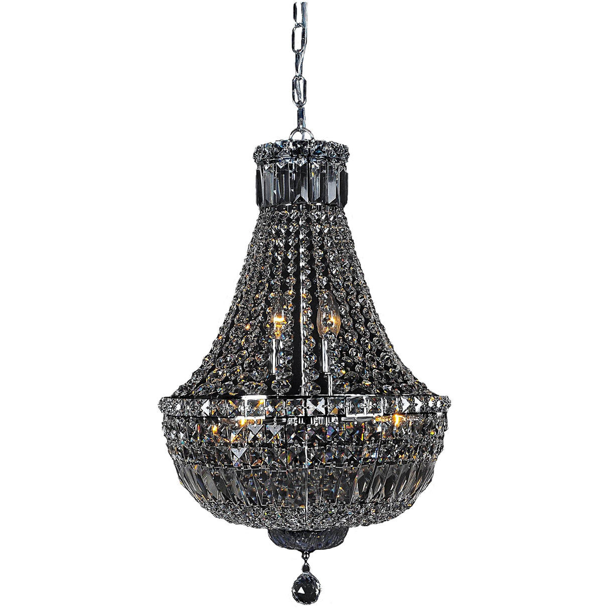 Lighting Inspiration Classique Basket  6Lt Large 50Cm Chrome