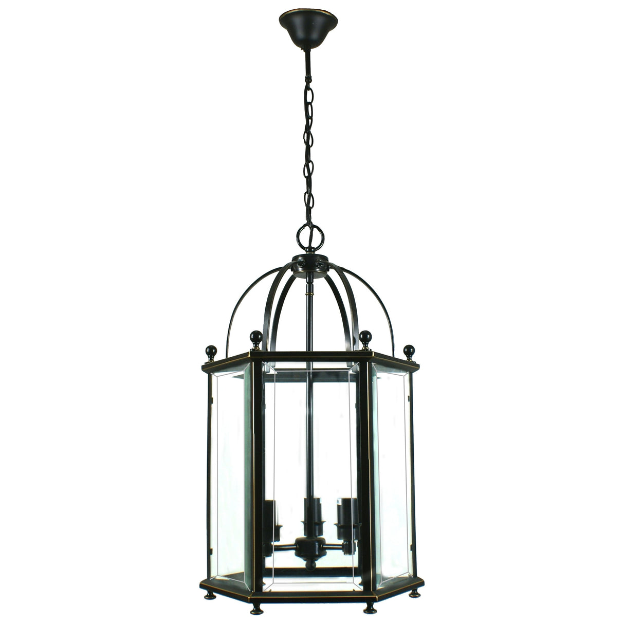 Lighting Inspiration Country Lantern  Medium 3Lt Bronze