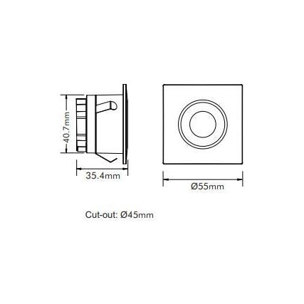 3W Led Step lights (STEP-519WH/TC)