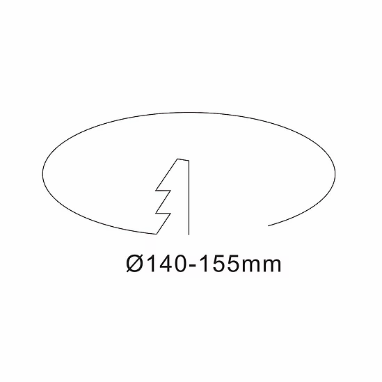 3A 20W High Efficiency Downlight DL2009/20W/TC