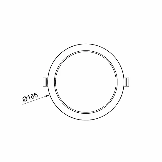 3A 20W High Efficiency Downlight DL2009/20W/TC