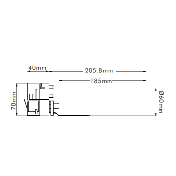 3A Lighting 30W LED Track Light 3 Phase TH25