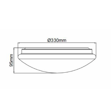 3A Lighting LED Oyster Light AC1011 15W/18W/30W TC