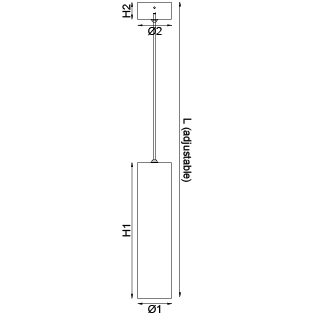 SAL UNITREK SPL9017 9W Pendant