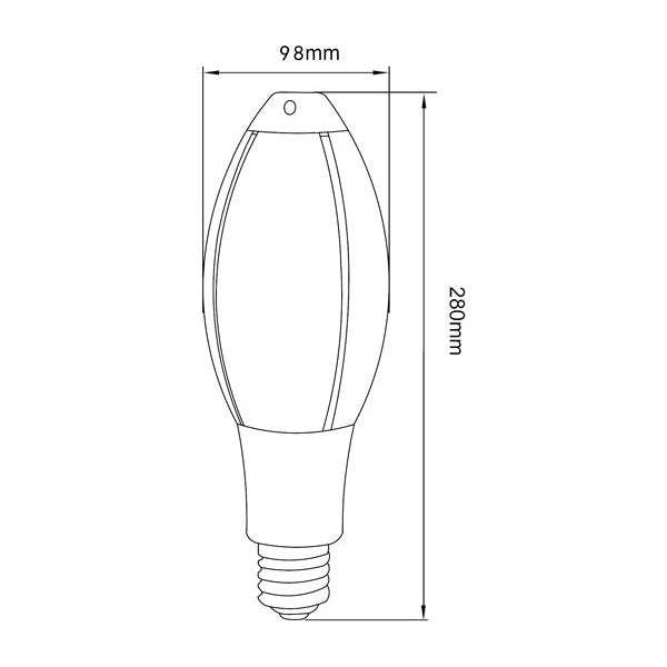 CLA Ellip Led Elliptical 25W/45W Globes