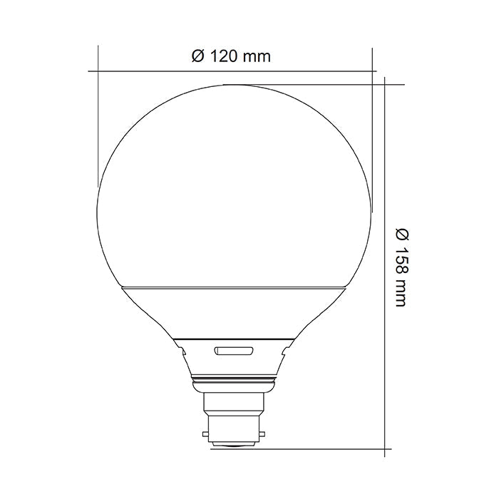 SAL LED OPAL SPHERICAL GLOBE G125 13W