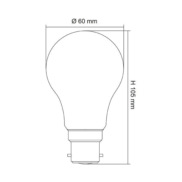 SAL LED GLOBE GLS DIMMABLE LG5