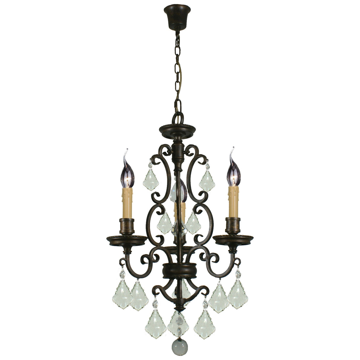 Lighting Inspiration Louis 15Th 3Lt Pendant Bronze