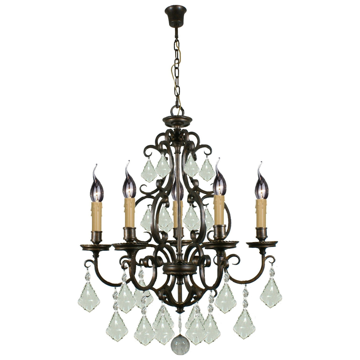 Lighting Inspiration Louis 15Th 5Lt Pendant Bronze