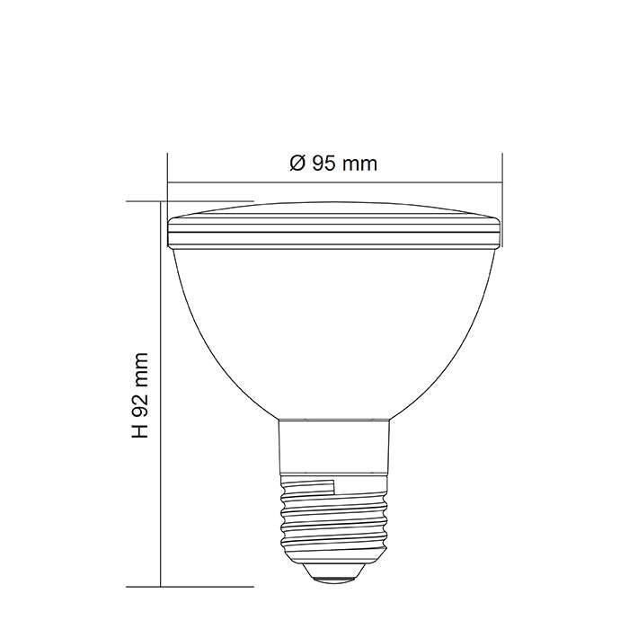 SAL LED PAR30 LAMP IP65 LPAR30 9W