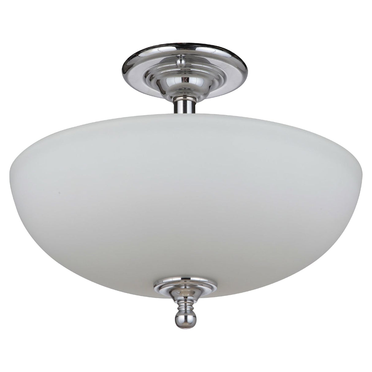 LIGHTING INSPIRATION NOVA 3LT SEMI FLUSH Chrome