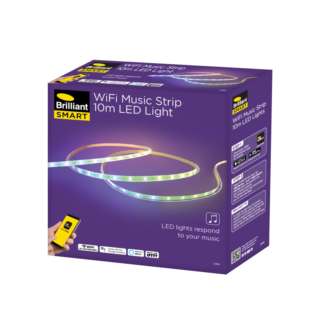 Brillant Smart WiFi Music LED Strip