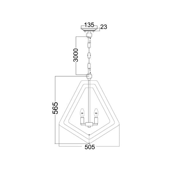 CLA Orbita Polished Nickel Hardware with Stainless Steel Pendant Lights