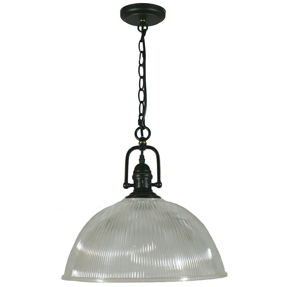 Lighting Inspiration Paramount 1Lt Pnd W/Claredon 15" Clr Bronze