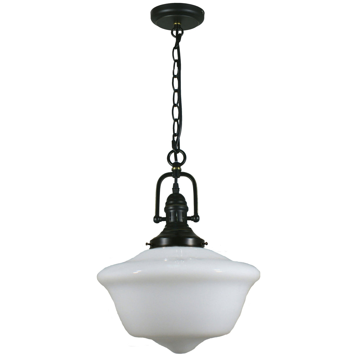 Lighting Inspiration Paramount 1Lt Pnd W/Vic S/House 12" Bronze