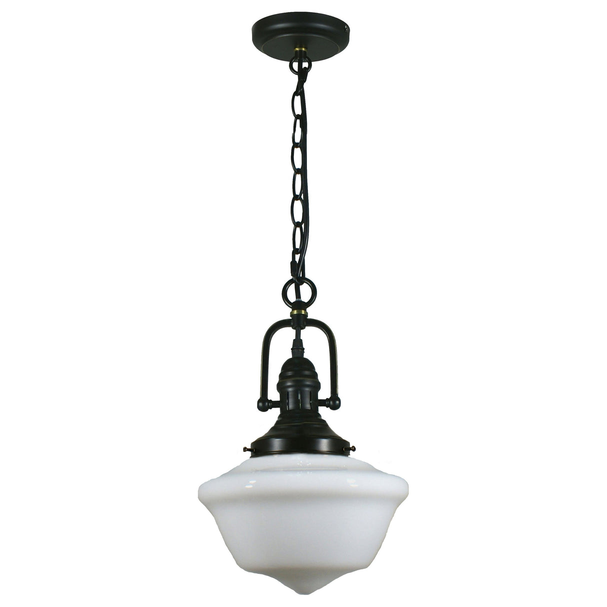 Lighting Inspiration Paramount 1Lt Pnd W/Vic S/House 9" Bronze