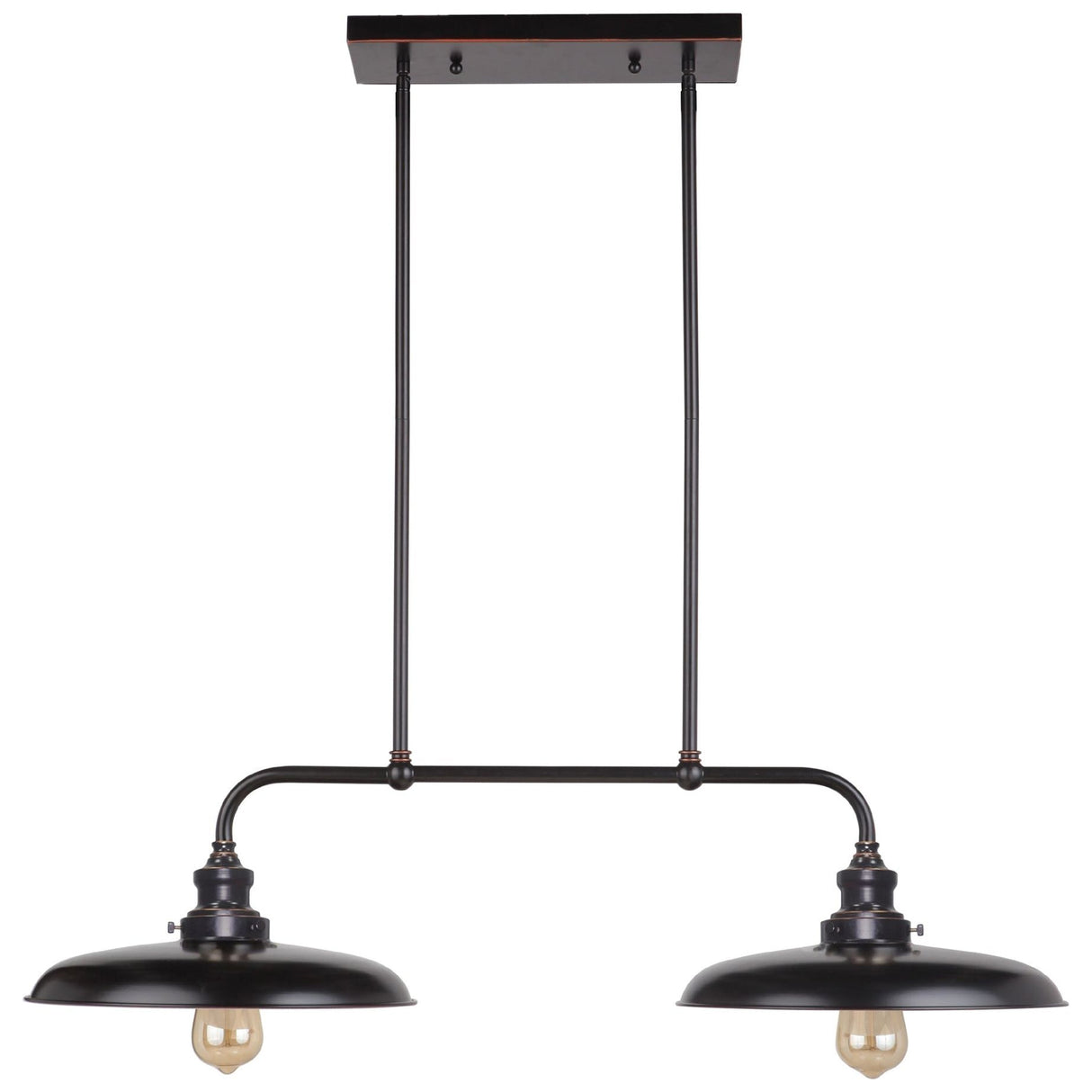 Lighting Inspiration Raze 2Lt Bench Pendant Bronze