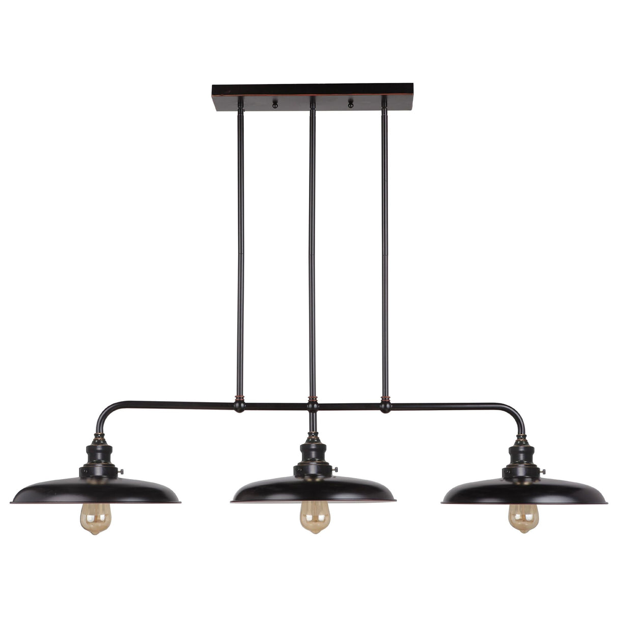 Lighting Inspiration Raze 3Lt Bench Pendant Bronze