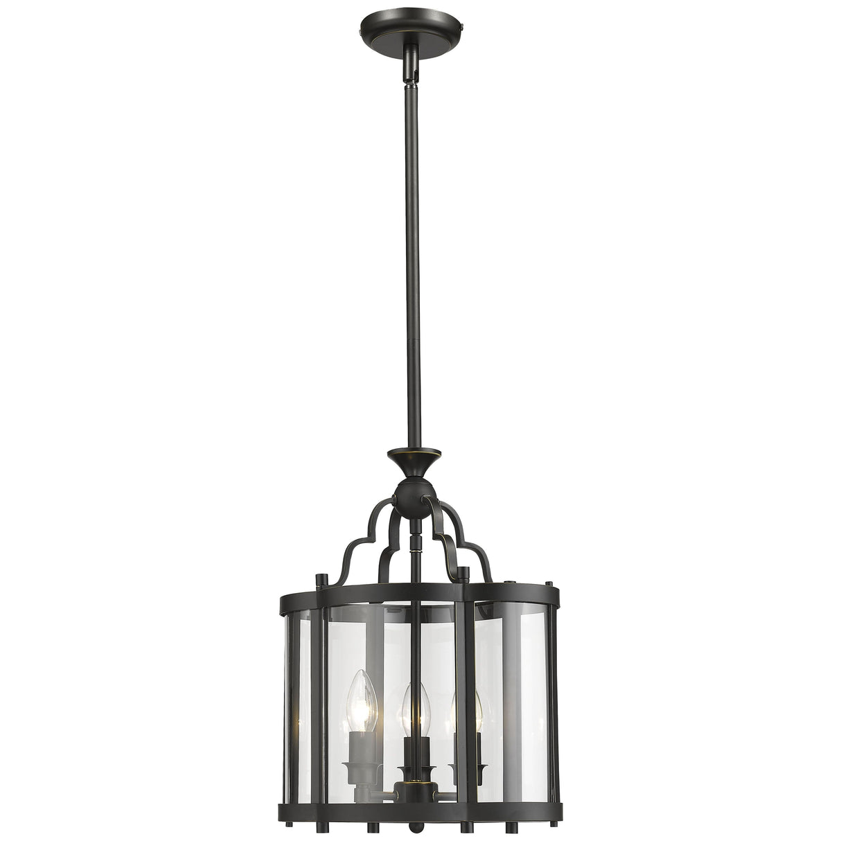 Lighting Inspiration Rutherford Small 3Lt Pendant Bronze