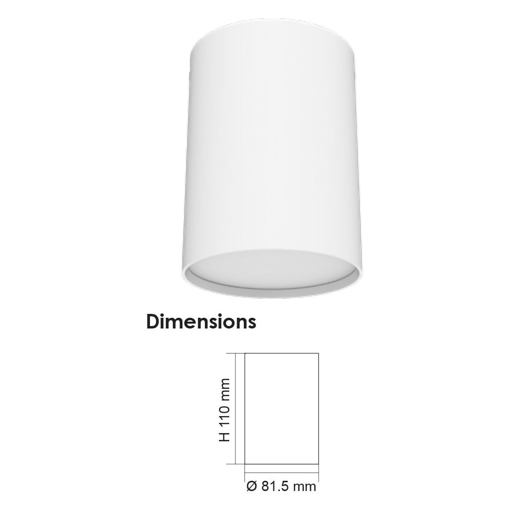 SAL Tradegem S9141TCSM 9W Surface Mount LED Downlight