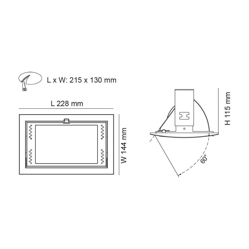 SAL ALBANY S9514TC 28/36W Shop Light