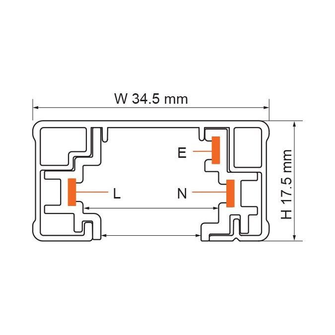 SAL UNIVERSAL SINGLE CIRCUIT TRACK STR4800