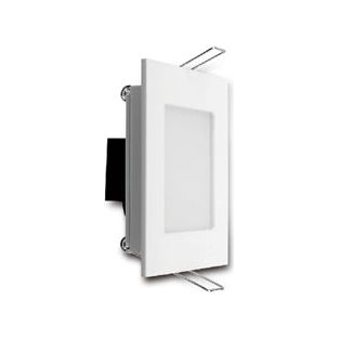 SAL Broom S9311 3W LED Recessed Square Wall Light