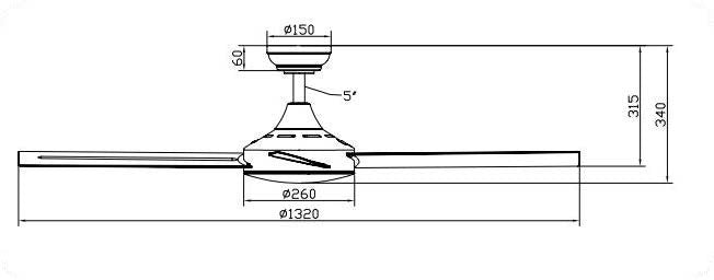 3A Finch DC Ceiling Fans