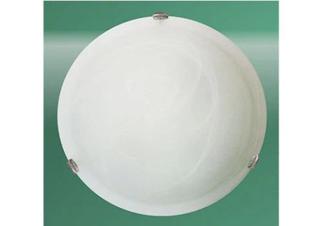 Round Decorative white light fixture 3A alabaster oyster ceiling light, model AC100140