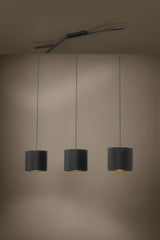 Eglo Lighting Balnario 3X40W E27 Black Pendant Light