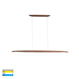 Havit HV6010T Noce walnut timber 1300mm linear pendant light fixture