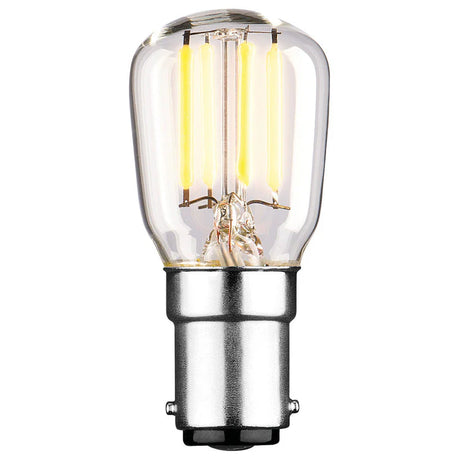 Decorative B15 LED bulb with vintage filament by Mercator