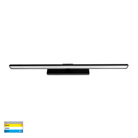 Modern wall-mounted light fixture Vanita 1000mm Adjustable Wall Light In Black Finish