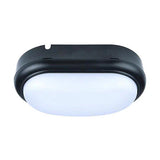 Black Waterproof 15W LED bulkhead light by 3A Lighting ceiling light fixture on a white background