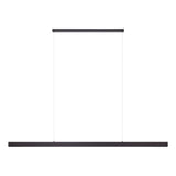 Black Eglo Climene 3 2400mm LED pendant light in large modern space