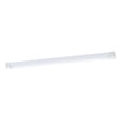 White Eglo Rex 1200mm weatherproof LED batten light on a white background